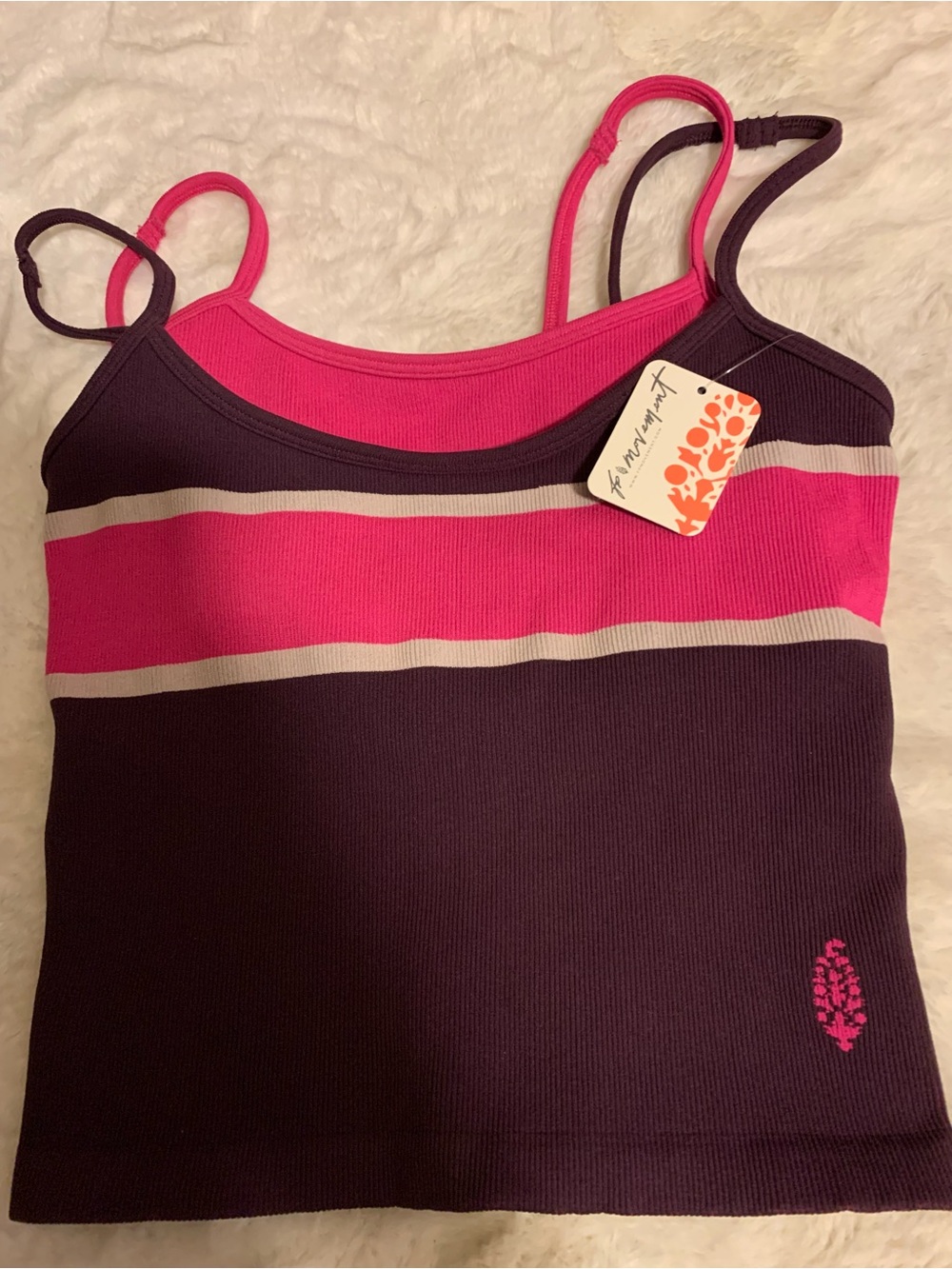 FP Movement Good Karma Striped Cami - Size XS/S